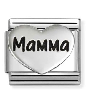 Charms Nomination Composable Silver serce z napisem mama 33011427.jpg